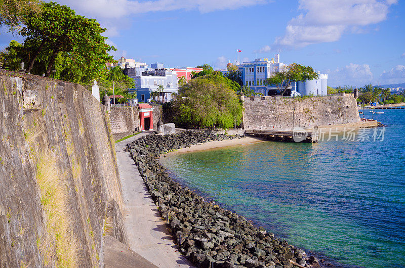 圣胡安的Paseo de la prince和城市之门